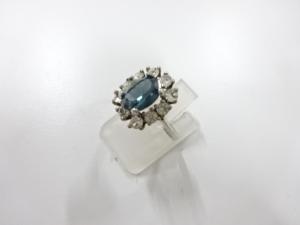 アンティーク　色石　指輪(9号)